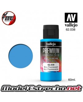 VALLEJO PREMIUM AZUL FLUO 60ML Ref: 62038