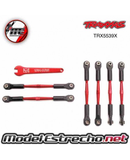 copy of TRAXXAS Turnbuckles, camber links, 58mm (assembled with rod ends and hollow balls)