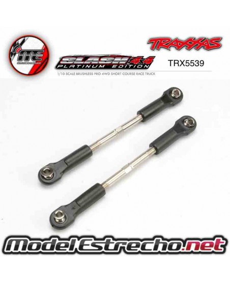 TRAXXAS Turnbuckles, camber links, 58mm (assembled with rod ends and hollow balls)