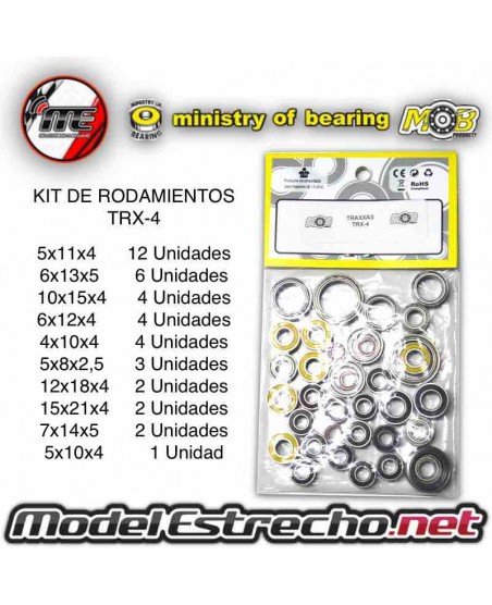 copy of KIT RODAMIENTOS TRAXXAS E-REVO VXL 2.0