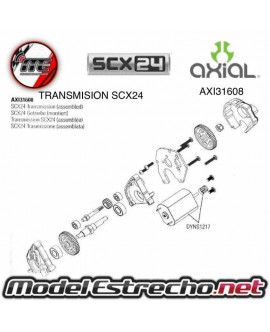 TRANSMISION CENTRAL AXIAL SCX24 Ref: AXI31608