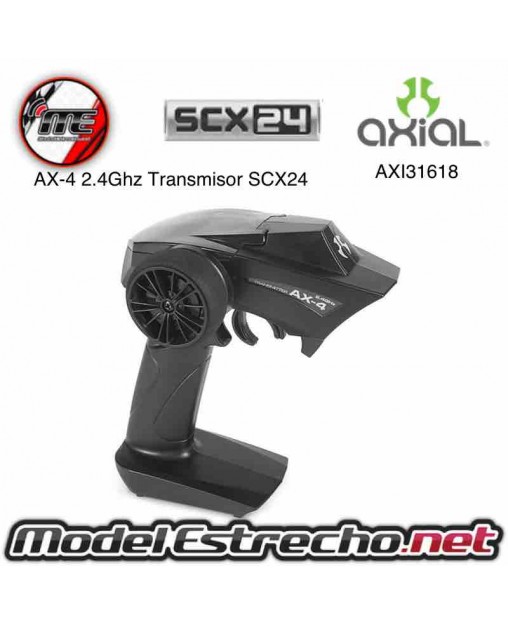 AX-4 2.4 Ghz TRANSMISOR MANDO AXIAL SCX24 Ref: AXI31618