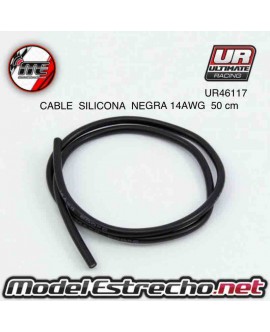 CABLE SILICONA NEGRO 14AWG ( 50cm ) Ref: UR46117