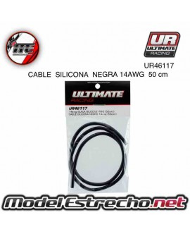 CABLE SILICONA NEGRO 14AWG ( 50cm ) Ref: UR46117