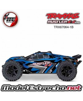 TRAXXAS RUSTLER 4X4 1/10 SCALE 4WD STADIUM TRUCK WITH BATTERY AND CHARGER REF: TRX67064-1