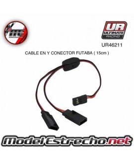 CABLE Y CONECTOR FUTABA ( 15 cm ) Ref: UR46211