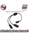 CABLE Y CONECTOR FUTABA ( 15 cm ) Ref: UR46211