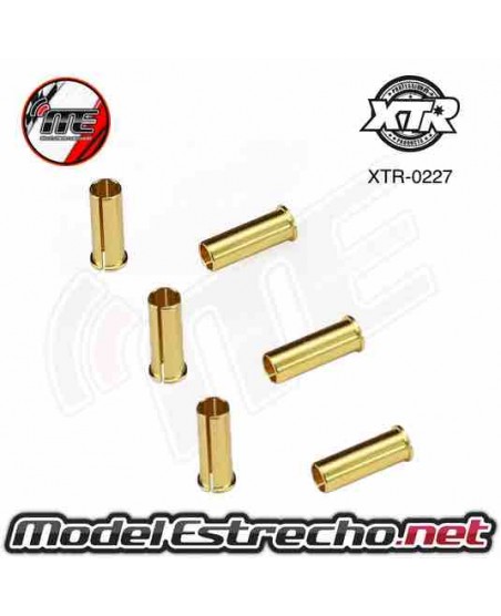 BANANA REDUCTORA 5mm a 4mm BAJA RESISTENCIA ( 6U. ) Ref: XTR-0227