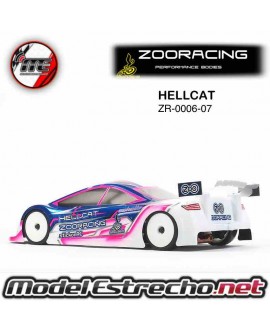 ZOORACING HELLCAT 1/10 TOURING CAR CLEAR 190mm Ref: ZR-0006-07