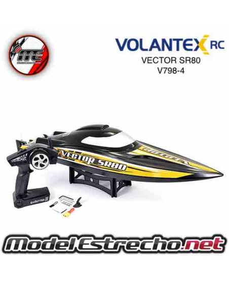 LANCHA VOLANTEX RC VECTOR  SR80 BRUSHLESS  2,4Ghz RTR 80 CM RTR Ref: V798-3