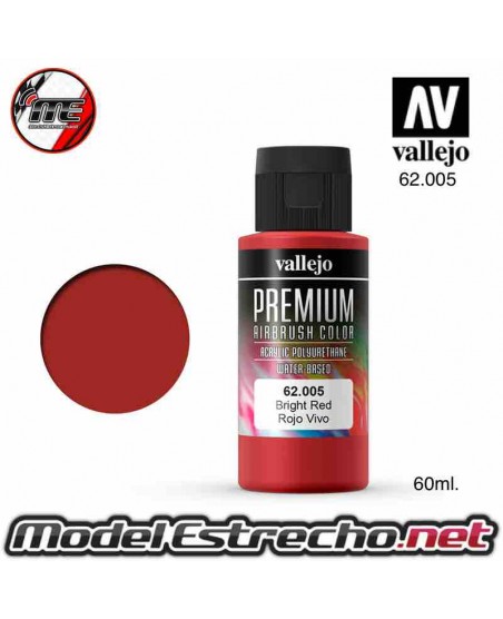 VALLEJO PREMIUM ROJO VIVO 60ML 005