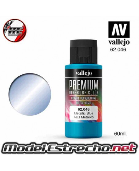 VALLEJO PREMIUM AZUL METALICO 60ML 046 62046