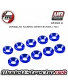 ULTIMATE ARANDELAS ALUMINIO AZUL 3mm (10u.) Ref: UR1501-A