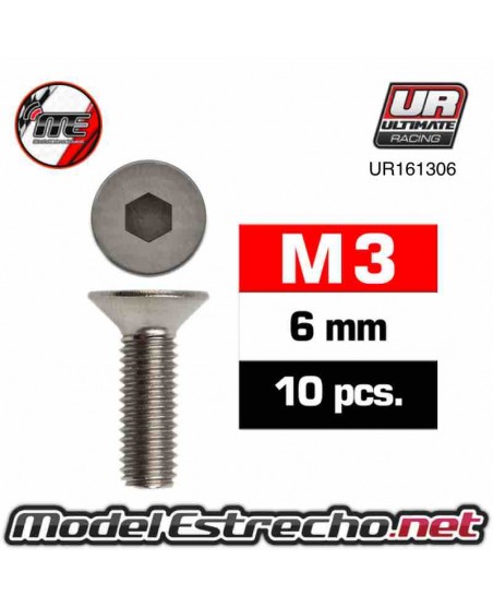 TORNILLOS M3X6MM AVELLANADO