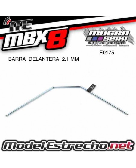 BARRA ESTABILIZADORA DELANTERA 2.6 MUGEN MBX 7/8 Ref: E0175