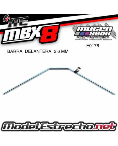BARRA ESTABILIZADORA TRASERA 2.6 MUGEN MBX 7/8 Ref: E0176