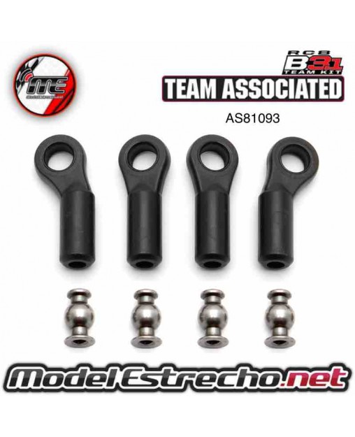 ASSOCIATED RC8B3.1 ROD END 4MM   Ref: AS81093