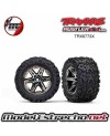 TRAXXAS RUEDAS RUSTLER 2.8 4X4 CROMADAS (2U.)