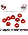 ULTIMATE ARANDELAS CABEZA CILINDRICA ALUMINIO AZUL 3mm (8u.)