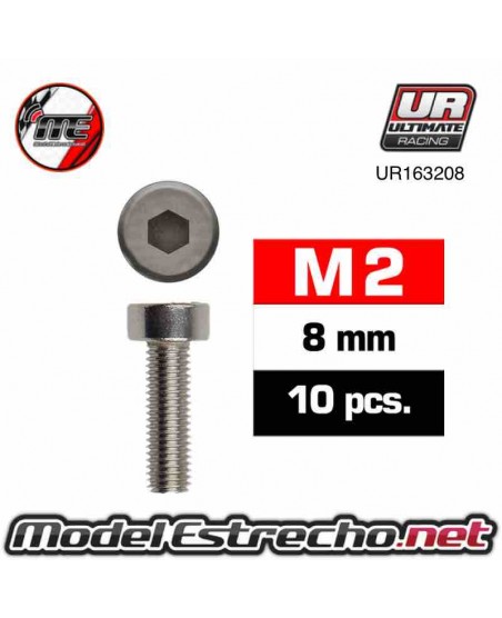 TORNILLOS M3x8mm CILINDRICO (10U.)