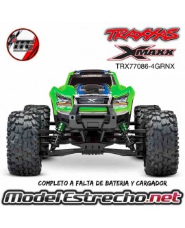TRAXXAS X-MAXX 8S 4WD RTR MONSTER TRUCK VERDE + TSM Ref: TRX77086-4GRNX