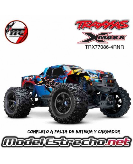 TRAXXAS X-MAXX 8S 4WD RTR MONSTER TRUCK + TSM ROJO Ref: TRX77086-4RNR