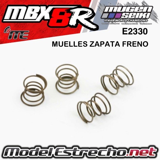 MUELLES ZAPATA FRENO ( 4U.) MUGEN MBX8R  Ref: E2330