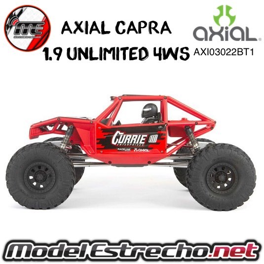 AXIAL CAPRA 1.9 UNLIMITED TRAIL BUGGY 1/10 4WS RTR ROJO AXI03022BT2