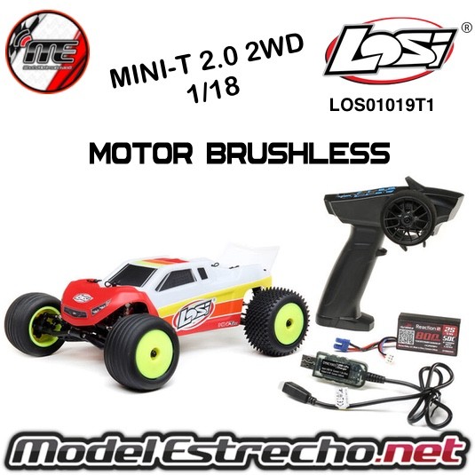 LOSI MINI-T 2.0 2WD 1/18 STADIUM TRUCK BRUSHLESS RTR  Ref: LOS01019T1