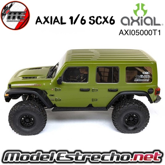 AXIAL CRAWLER SCX6 JEEP JLU WRANGLE 4WD ESCALA 1/6 RER VERDE  Ref: AXI05000T1