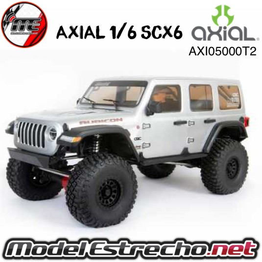 AXIAL CRAWLER SCX6 JEEP JLU WRANGLE 4WD ESCALA 1/6 RER GRIS  Ref: AXI05000T2