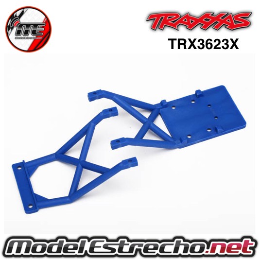 TRAXXAS SKID PLATES ( FRONT & REAR ) BLUE  Ref: TRX3623X