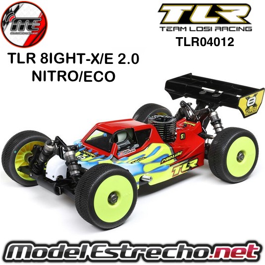 TLR 8IGHT-X/E 2.0 COMBO NITRO/ELECTRIC 1/8 TT 4WD RACE BUGGY KIT  Ref: TLR04012