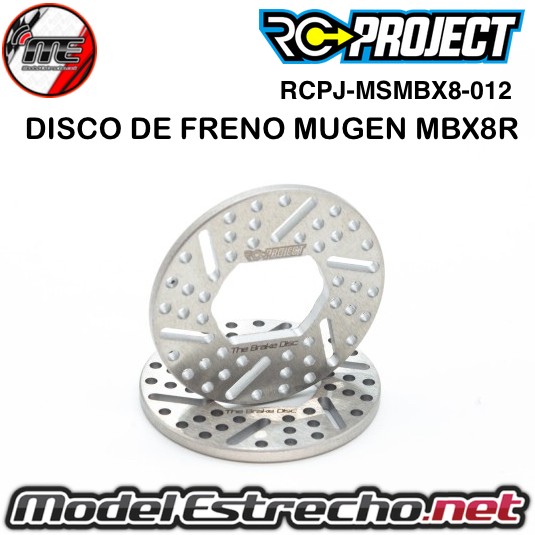 DISCO DE FRENO RC-PROJECT PARA MUGEN MBX8R  Ref: RCPJ-MSMBX8-012
