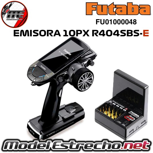 EMISORA FUTABA 10PX R404SBS-E 2.4Ghz  Ref: FU01000048