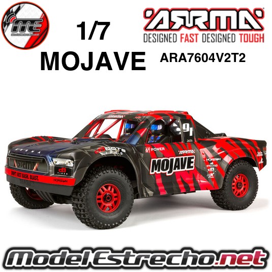 ARRMA MOJAVE V2 1/7 DESERT TRUCK BRUSHLESS 6S 4WD RTR  Ref: ARA7604V2T2