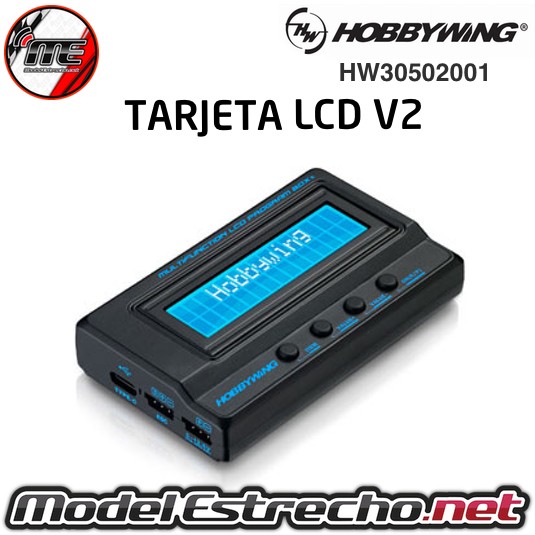 TARJETA PROGRAMADORA HOBBIWING LCD V2  Ref: 30502001