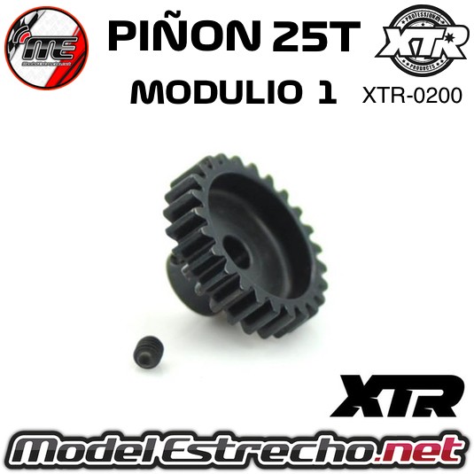 PIÑON 25T MODULO 1   Ref: XTR-0200