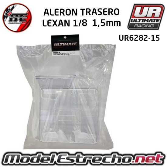 ALERON TRASERO LEXAN 1/8 ( 2U.)  Ref: UR6282