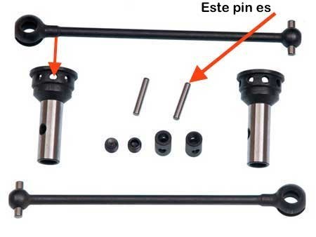 PIN DE ACERO 2.5x14.8mm (10U.)  Ref: UR7601