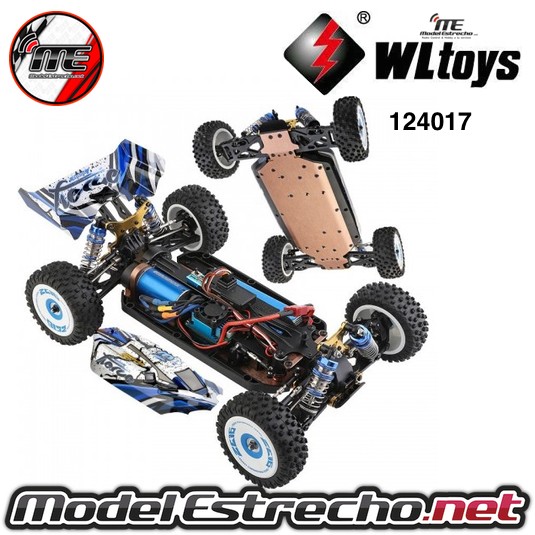 COCHE ELECTRICO RTR 1/12 BUGGY 4WD MOTOR BRUSHLESS WLTOYS 124017