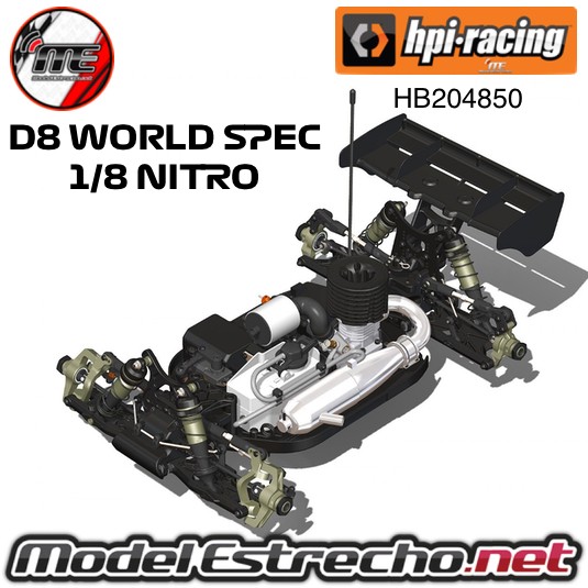 HB D8 WORLD SPEC 1/8 NITRO   Ref: HB204850