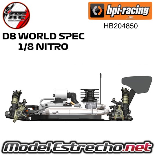 HB D8 WORLD SPEC 1/8 NITRO   Ref: HB204850