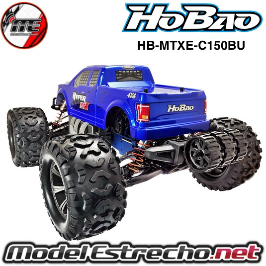 HOBAO HYPER MTXE MONSTER TRUCK 150A 6s RTR AZUL  HB-MTXE-C150BU