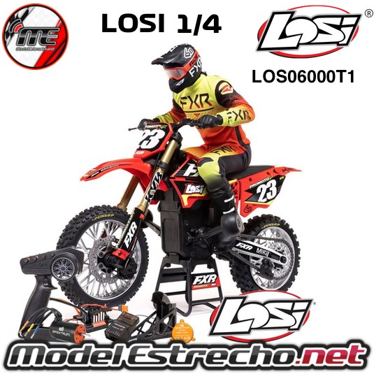 LOSI 1/4 PROMOTE MX MOTORCYCLE RTR CLUB MIX  Ref: LOS06000T1