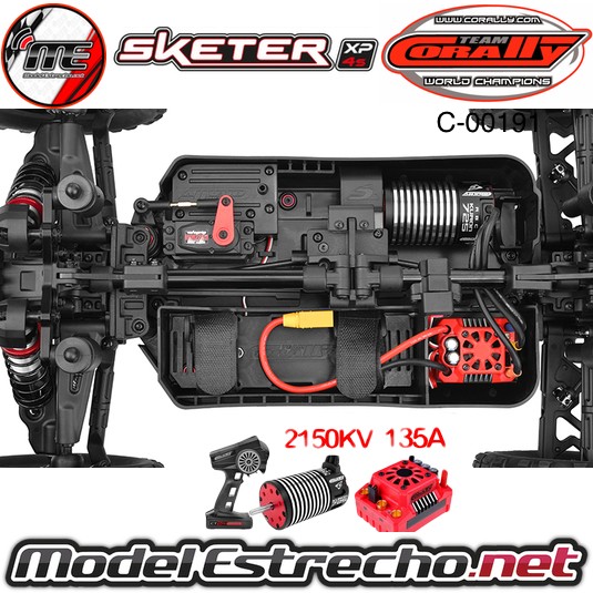 TEAM CORALLY SKETER XL4S MONTER TRUCK EP RTR BRUSHLESS POWER 4S C-00191