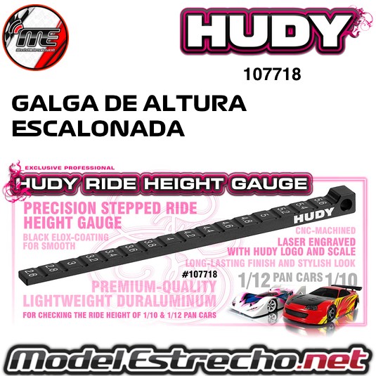 GALGA DE ALTURA ESCALONADA 1/12 Y PRO10 HUDY 107718