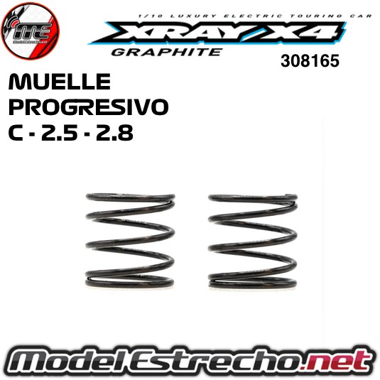 MUELLE PROGRESIVO XLP C - 2.5 - 2,8 (2P) 308165