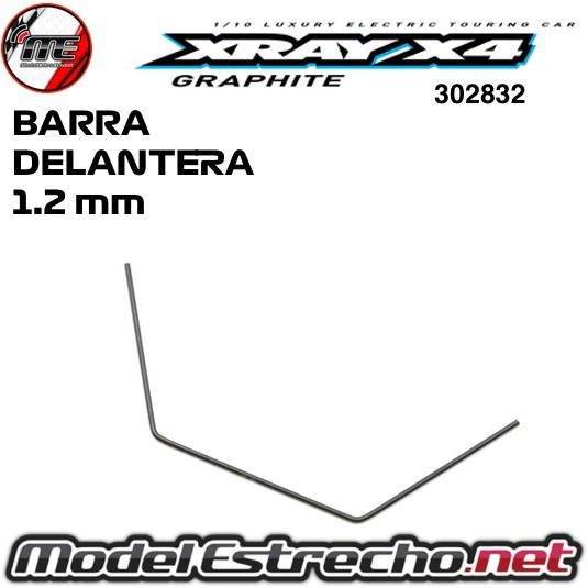 XRAY X4 BARRA ESTABILIZADORA DELANTERA 1.2mm 302832