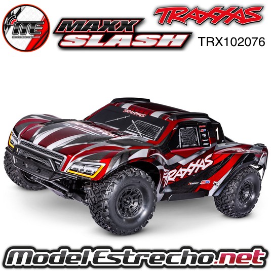TRAXXAS MAXX SLASH 6S SHORT COURSE TRUCK ROJO TRX102076-4